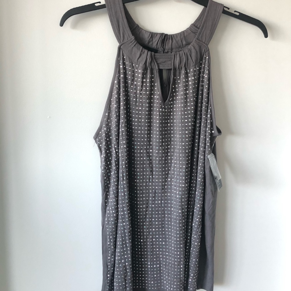 Inc. Grey and Silver Keyhole Tank